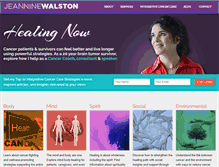 Tablet Screenshot of jeanninewalston.com